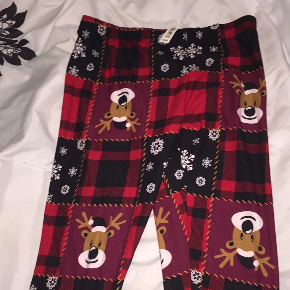 Christmas reindeer leggings